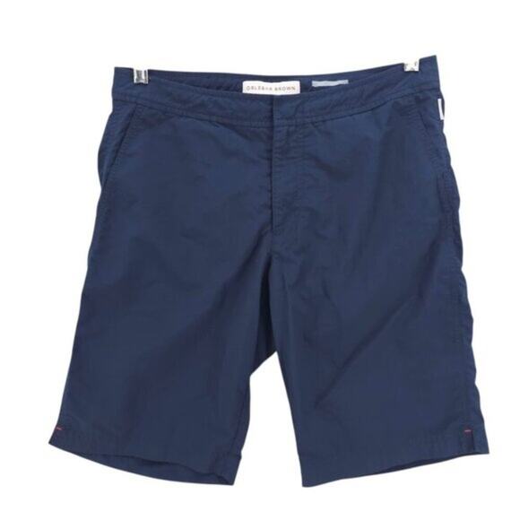 ORORLEBAR BROWN Swim Trunks Shorts Blue Mesh Lining OB CLASSIC DANE Size 32